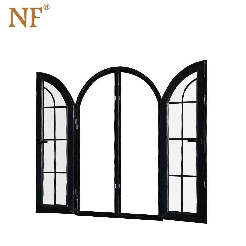 wood arched window frame