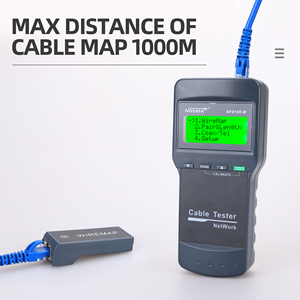 FTTH Cable Length Tester NF-8108M Network Cable Continuity Testing Cat5E/ 6E UTP STP CAT5 RJ45 With 8 Remote - Product Image 4