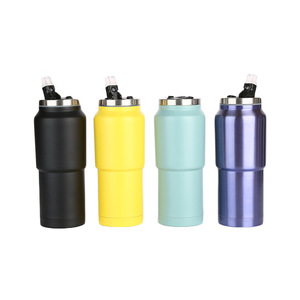New <strong>Type</strong> Top Sale With Heat Preservation and Carrying Straw Can Creative Stainless Steel <strong>Cup</strong> Vacuum <strong>Cup</strong> - Product Image 2