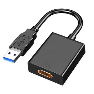 ZOGUO adaptador USB a HDMI USB 3,0/2,0 a HDMI convertidor de vídeo multipantalla compatible con 1080P para PC portátil proyector de escritorio HDTV