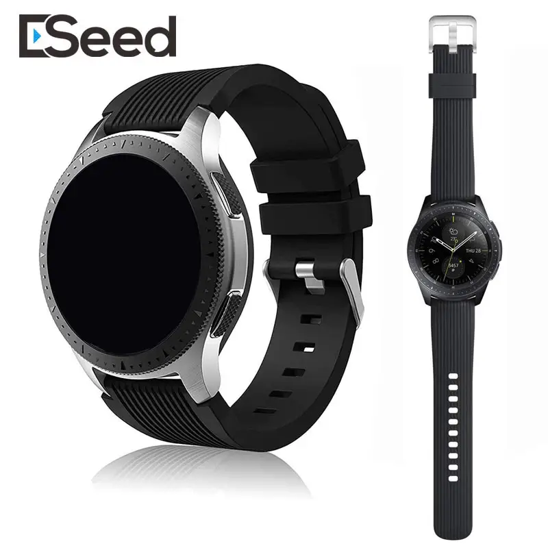 2021 חדש 22mm להקת שעון סיליקון עבור Samsung הילוך S3 חכם שעון ספורט גומי החלפת רצועת עבור Samsung Smartwatch