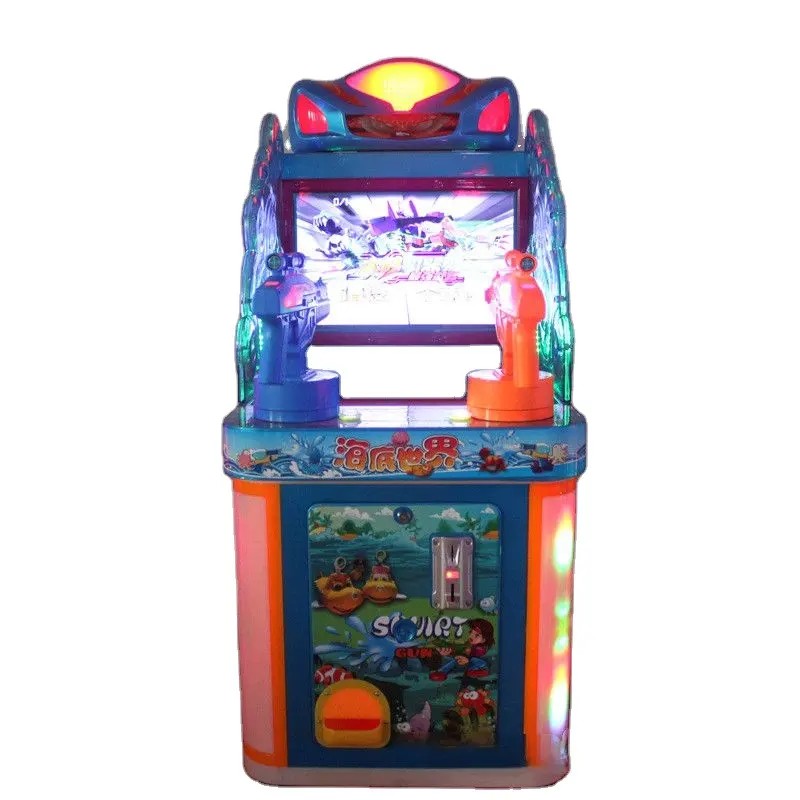 Indoor video game city children's play coin-operated amusement equipment two-person shooting gun entertainment game machine