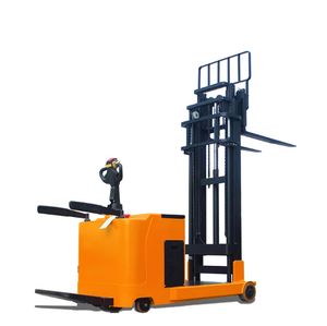 Hydraulik batterie Doppel gabeln 1T Tragfähigkeit Automatischer volle lekt rischer Paletten stapler