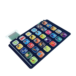 Teclados y teclados Serigrafía Policarbonato Poliéster Etiqueta adhesiva Superposición gráfica con adhesivo para máquina de aprendizaje - Product Image 5
