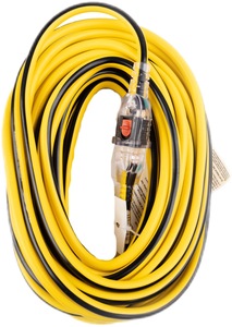 Cabos de Alimentação Bloco de Extensão-NEMA 5-15 12AWG/3 fios PVC SJTW 25ft Cobre Completo - Product Image 2