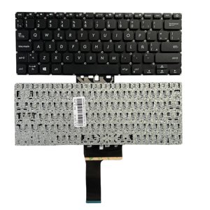 适用于华硕VivoBook Q14 x409 x409ua x409fa西班牙拉丁洛杉矶笔记本电脑键盘，带电源开关泰克拉多黑色 - Product Image 1