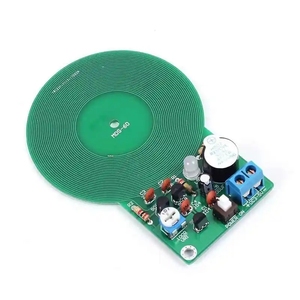 Detector de metales simple de 60mm, para Kit de ensamblaje, práctica de soldadura electrónica DIY, zumbador de sensor de metal Arduino DC