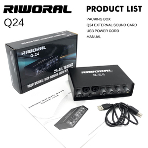 Tarjeta de sonido de alta precisión de procesamiento de sonido interfaz de tarjeta de sonido de audio grabación de estudio USB - Product Image 6