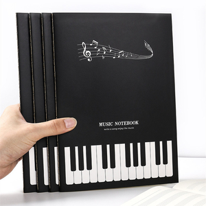 LABONユニバーサル16/24/32ページ音楽ノートブック高品質の厚みのある歌詞と音楽スタッフブック音楽理論エクササイズノートブック - Product Image 1