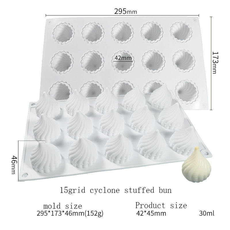 D5087-4 15 grille cyclone chignon farci