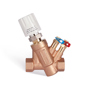 电动自动水流控制阀PICV黄铜双向压力独立平衡阀 - Product Image 1