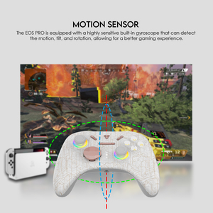 Fantech <strong>EOS</strong> PRO WGP15A ELECTRA - White Bluetooth 5.0 Wireless Gamepad RGB Lighting Gaming <strong>Controller</strong> - Product Image 4