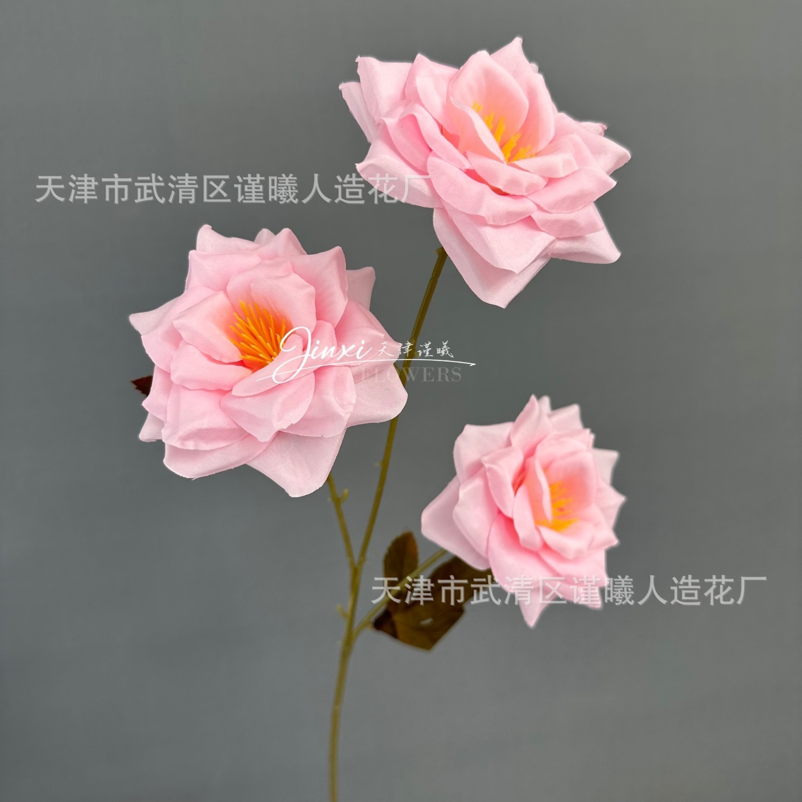 3-headed rose - pink
