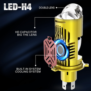 XSTORM özelleştirilmiş 90W 3570 CSP High yüksek düşük işın H4 Led projektör Lens araba Led far lambaları Canbus - Product Image 6