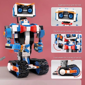 Global Drone 13063 Intelligent Humanoid <strong>Remote</strong> Control Multifunction App Control RC DIY Robot Toys Children Kid Gift VS R1 R2 <strong>R3</strong> - Product Image 2