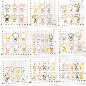 スプリングスナップキーチェーンクリップスイベルロブスター留め金スナップフックメタルキーリングジュエリー製作工芸品DIYバッグ - Product Image 1
