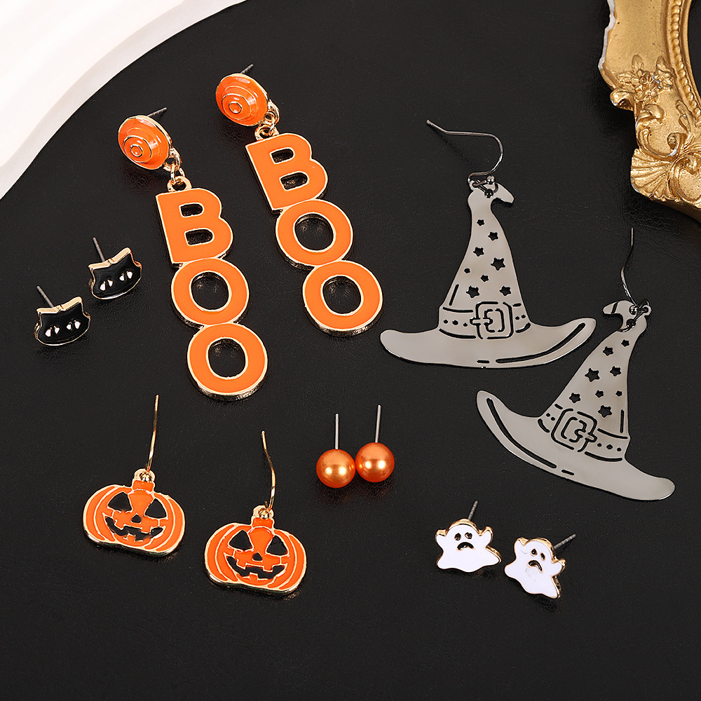 Ensemble de boucles d'oreilles d'Halloween