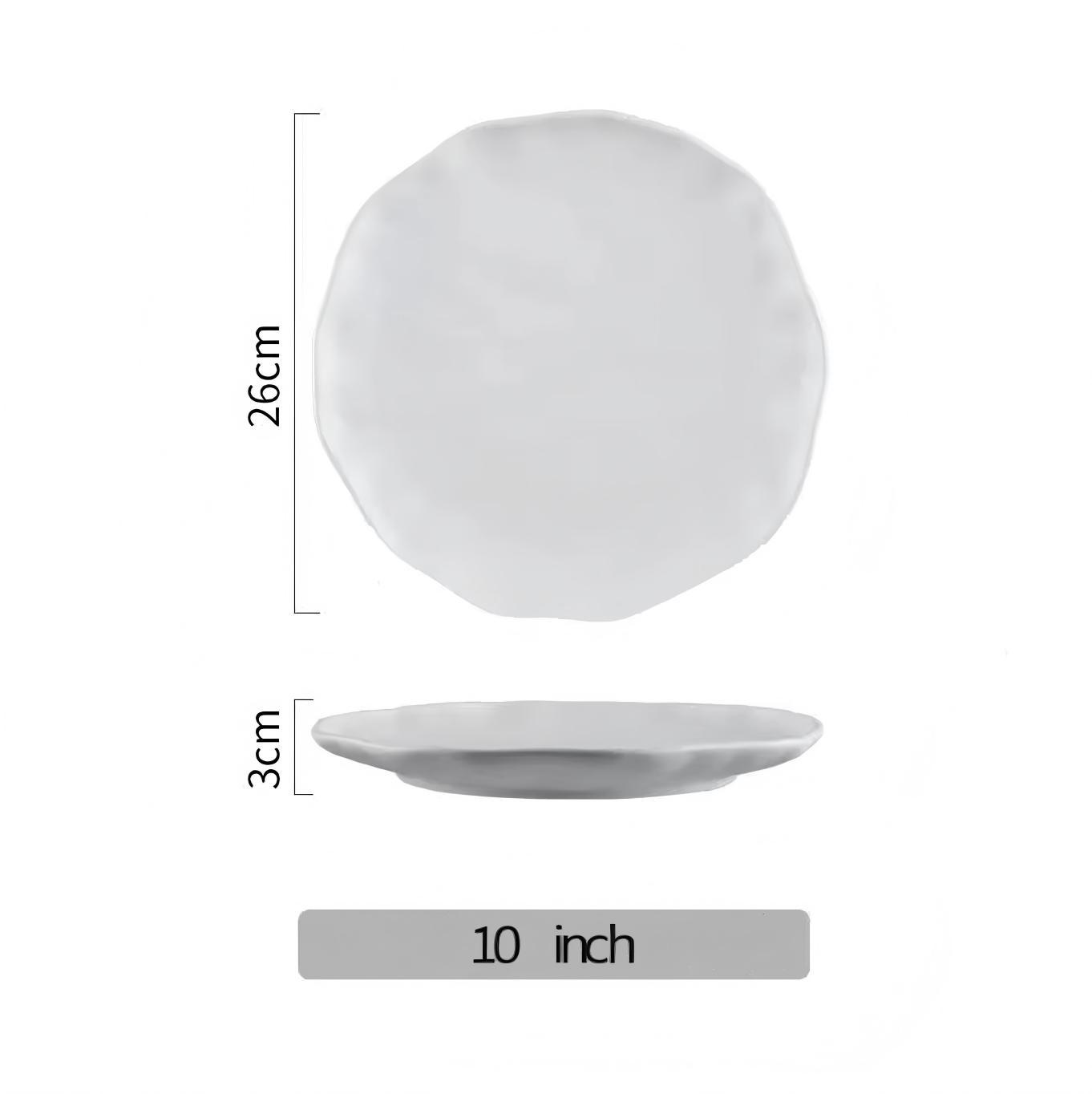 10 pouces blanc