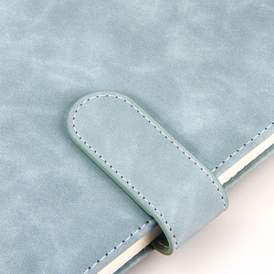 Professional Manufacturer Direct Sales A5 Leather Hard Cover Manual Ledger Official Data <strong>Notebook</strong> - Product Image 6