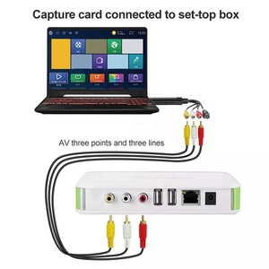 USB 2.0视频适配器，带音频捕获视频采集卡转换器PC适配器VHS到DVD转换器
