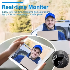 Mini cámara de seguridad 1080P Cámara IP visualización remota con iOS Android Aplicación de teléfono HD WiFi hogar Interior Exterior cámara para bebé - Product Image 5