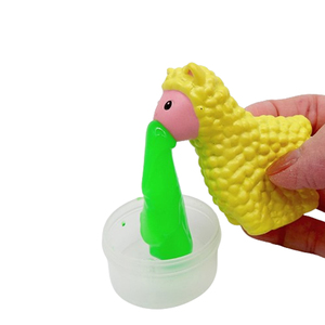 Eğlenceli Pooping oyuncaklar Lama Unisex stres giderici oyuncak emmek ve tükürmek balçık kristal çamur Squishy yaş 5-7 yıl - Product Image 1