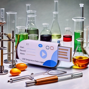 K1 Disposable <strong>Temperature</strong> Recorder <strong>Sensor</strong> Pdf Export <strong>Temperature</strong> <strong>Data</strong> <strong>Logger</strong> Record for Cold Chain Fresh Pharmacy - Product Image 2