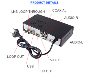 2021 Hd-120 Dvb-t2 C karasal dijital Tv Dvb T2 alıcı Hevc H.265 Dvb-t2 Fta Set üstü kutusu Dvb-t2 - Product Image 4