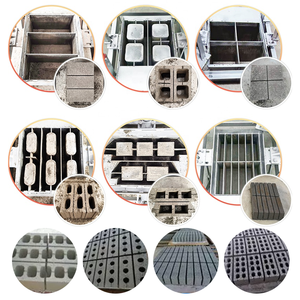Küçük çimento karton kutu kil ekstrüzyon kilitli kaldırım beton otomatik hydraform birbirine tuğla yapma makinesi fiyat - Product Image 3