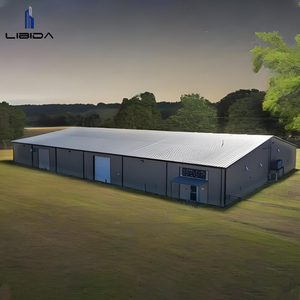 Hangar préfabriqué en acier de style industriel moderne, certification CE, installation rapide pour entrepôt (personnalisé) - Product Image 6