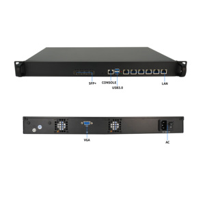 6*2.5 lans desteği ile 1U Gen 1U güvenlik duvarı yönlendirici pc 4*10G SFP LGA1700 Linux Pfsense 1U güvenlik duvarı ağ güvenlik sunucusu PC - Product Image 5
