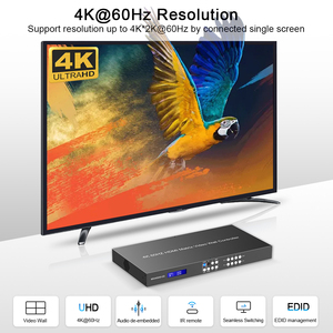 4K60HZ HDMI Seamless <strong>Switch</strong> matrix <strong>4</strong> in <strong>4</strong> Out Extender Hdmi Multiple <strong>Splitter</strong> Video Switcher RS232 Video Wall Controller
