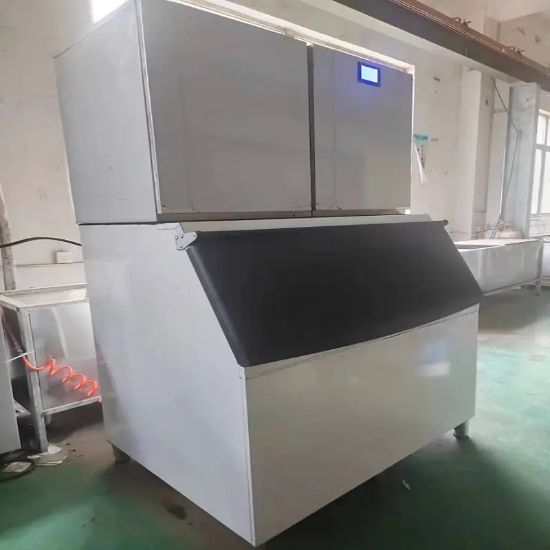Eismaschine kommerziell 1000kg/24h Wasser gekühlte Eisblock maschine Eiswürfel herstellungs maschinen
