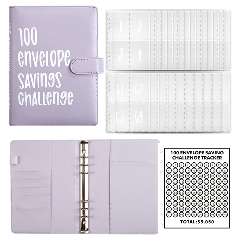 Violet + 25 enveloppes PVC + 1 traceur