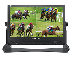 SEETEC ATEM156 15.6 Inch Live Streaming Broadcast 4 <strong>HDMI</strong> <strong>Input</strong> <strong>Output</strong> Atem Mini Monitor Broadcast Director Monitor - Product Image 1