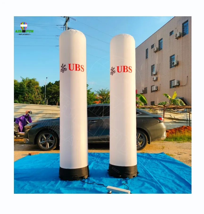 Classic Design Inflatable Roman Column Model PVC and Oxford Material for Event Decor for Office Outdoor Use