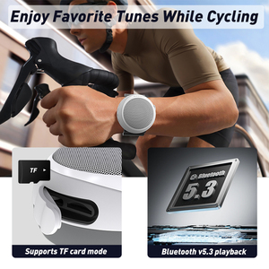 IPX6防水小型ポータブルワイヤレススピーカーライト付きクリップバイク自転車サイクリングBluetoothスピーカーアクセサリーライディング用 - Product Image 4