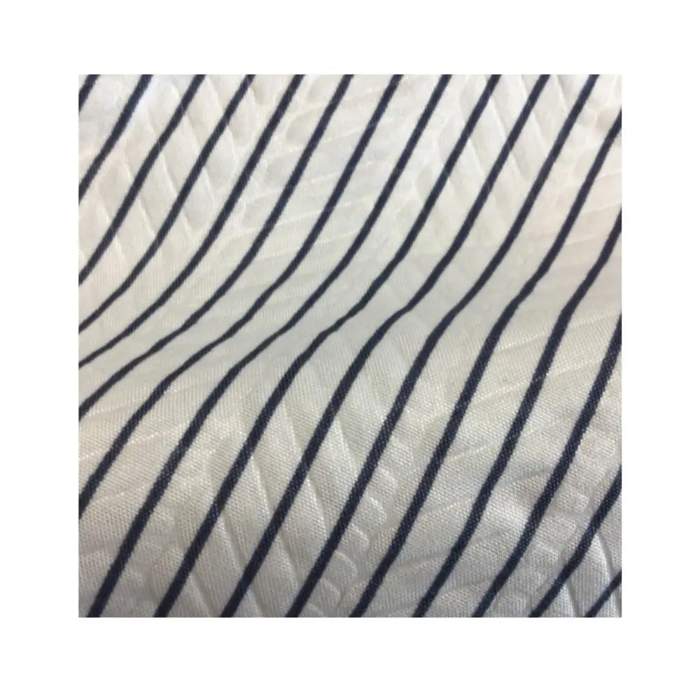 geprägtes polyester-stoff hotel bettwäsche material hohe qualität bettlaken stoff mikrofaser streifen stoff für heim textil