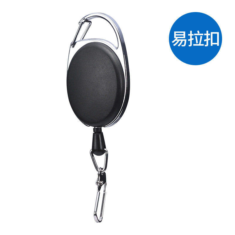 Oval-shaped horseshoe buckle without back clip