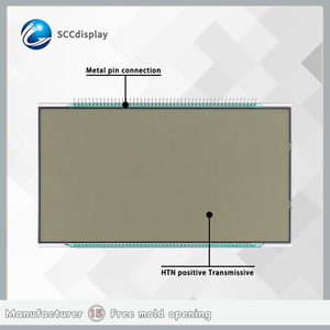 Hochwertiges kunden spezifisches statisches 7-Segment-LCD-Display SJXDGN036 Großhandel für Kraftstoffsp ender Dezimal punkt Statisches LCD-Bildschirm modul - Product Image 3