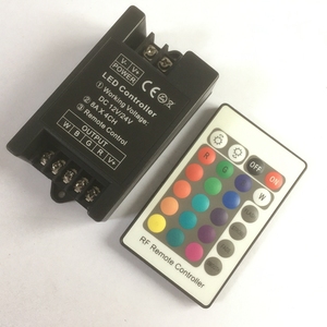 RGB RGBW беспроводной Радиочастотный пульт дистанционного управления DC5V 12V 24V светодиодный контроллер для светодиодных полос диммер - Product Image 2