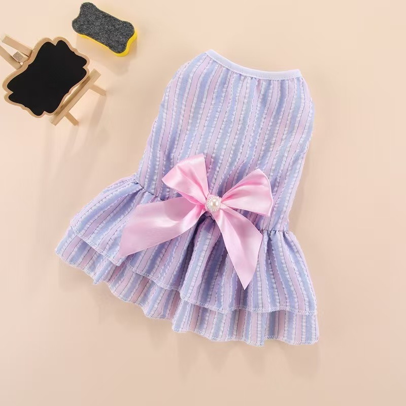 Jupe papillon rose et bleu