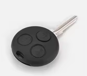 Astuta Fortwo chiavi del veicolo di ricambio a 3 pulsanti a chiave dritta per telecomando chiave auto custodia di ricambio - Product Image 5