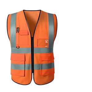 <strong>HY</strong> Engineer Safety Vest Reflective Workwear Jacket Blue Reflective Vest - Product Image 6