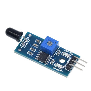 Módulo de sensor de detección de llama IR de 3 pines Módulo de recepción de infrarrojos de 3,3 V-5V para Arduino DIY Kit