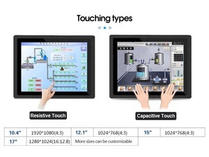 Monitor Touch Screen capacitivo da 21.5 pollici con Display Lcd con montaggio incorporato con struttura in metallo industriale - Product Image 5