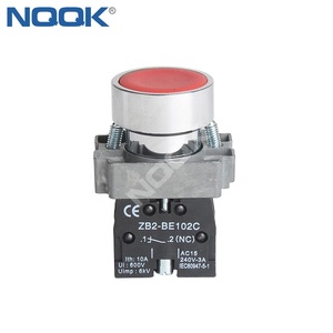 ZB2-BE102C luce rossa interruttore momentaneo 1 N/O nessun pulsante normalmente aperto - Product Image 1