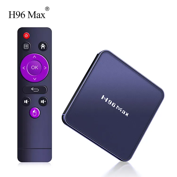 H96 Max V12 Android 12 OTT Tv Box Set-top Box Wifi Android Tv Fibre AV Play Games Smart Set Top Box