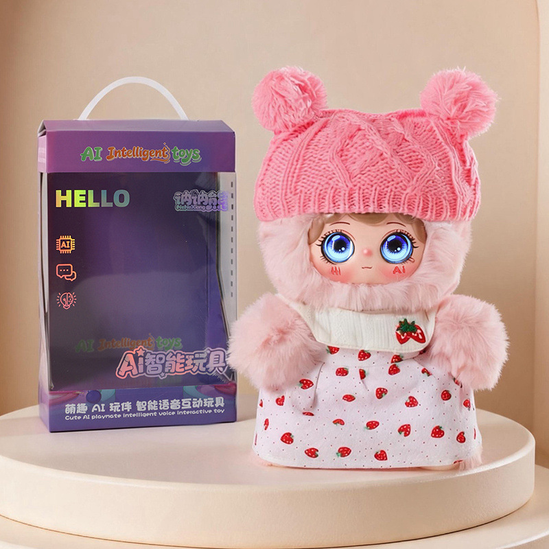 Strawberry skirt pink bear