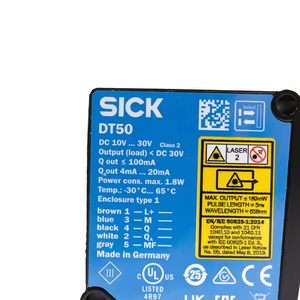 DT50-P1113 לייזר פלט אנלוגי מרחק לייזר 200 ~ 10000 מ "מ פלט הנוכחי הטוב ביותר חיישן אופטי מחיר הטוב ביותר חיישן מקורי חדש